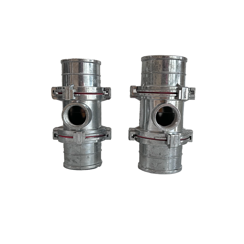 四平双爪型金属三通